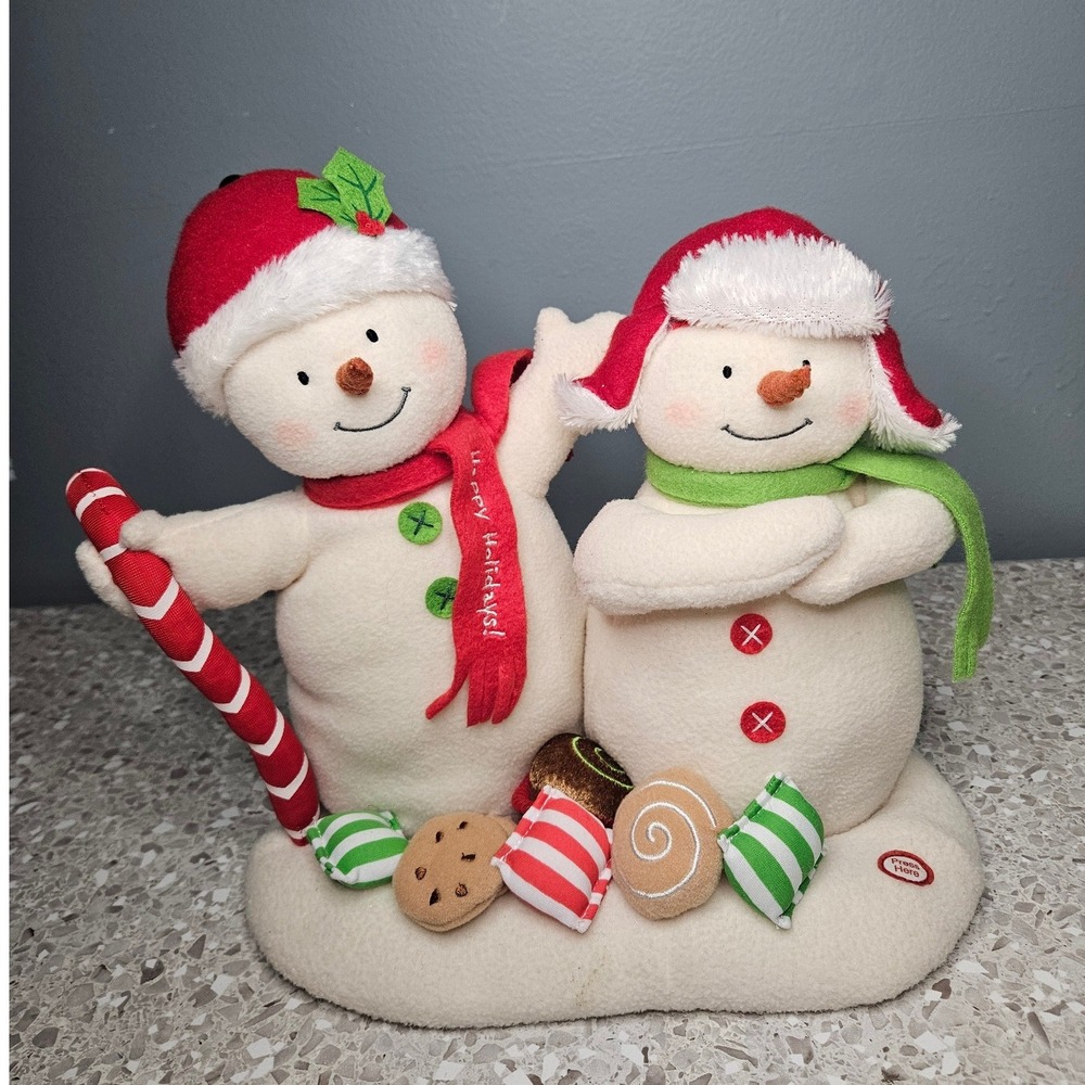 Hallmark Jingle Pals Snowmen Seasons Treating's Animated Musical Plush 2008